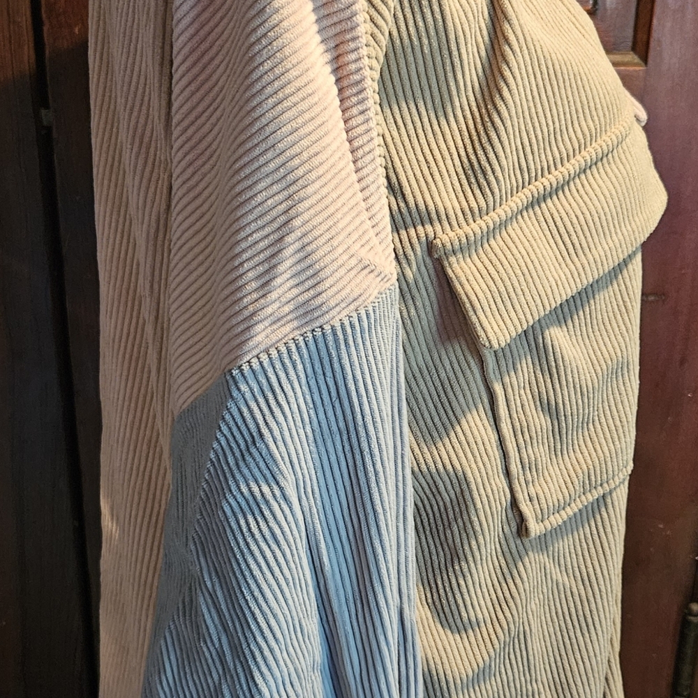 Andree By Unit Colorblock Corduroy Shacket - image 7